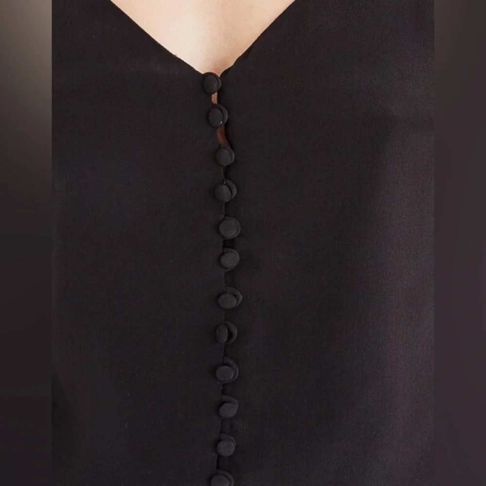 Madewell Silk Button-Down Cami - Picture 6 of 10